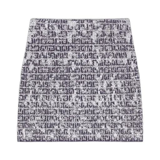 Skirt In 4G Tweed With 4G Detail