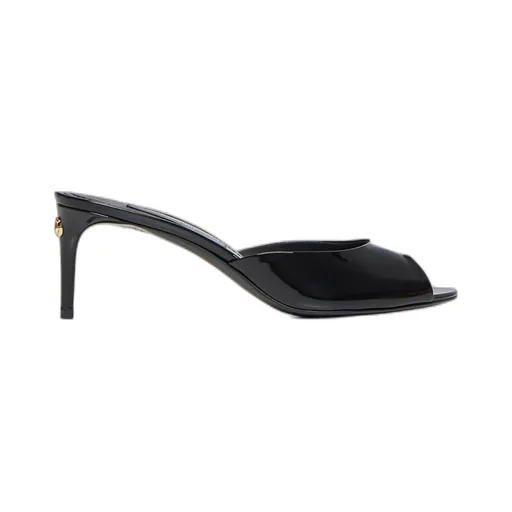Dolce & Gabbana Logo Plaque Slip-On Mules