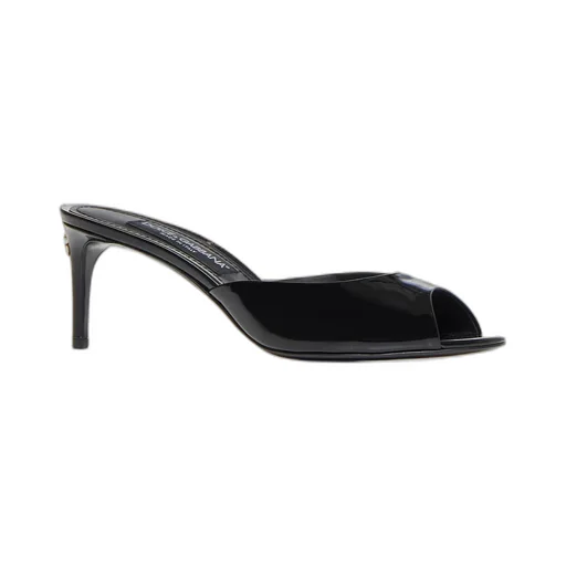 Dolce & Gabbana Logo Plaque Slip-On Mules