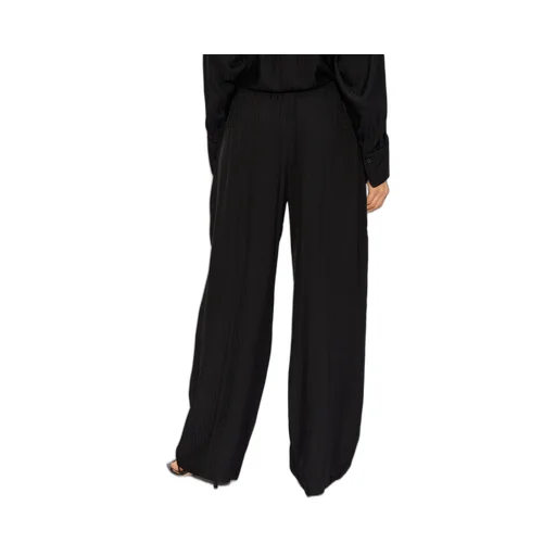 Monogram-Jacquard Wide-Leg Trousers