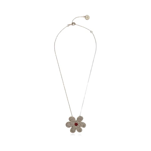 Marni Floral Embellished Chained Necklace