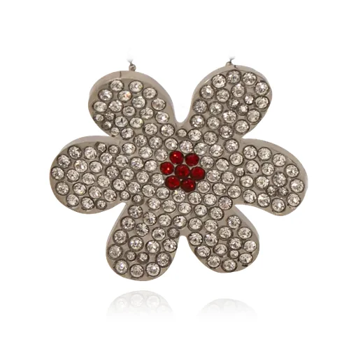 Marni Floral Embellished Chained Necklace