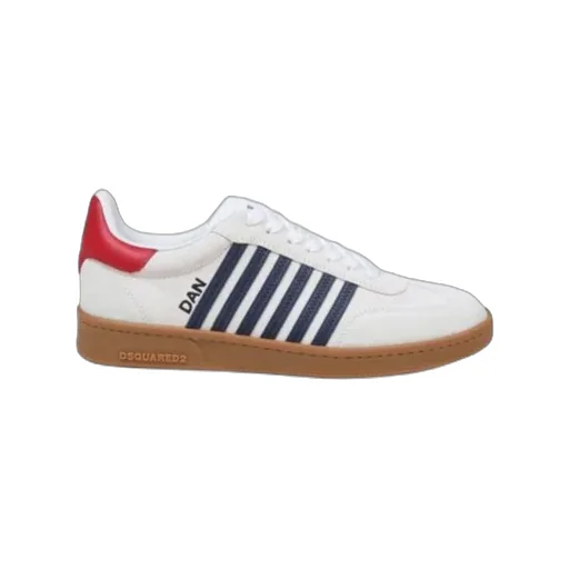 Dsquared2 Stripe Pattern Low-Top Sneakers