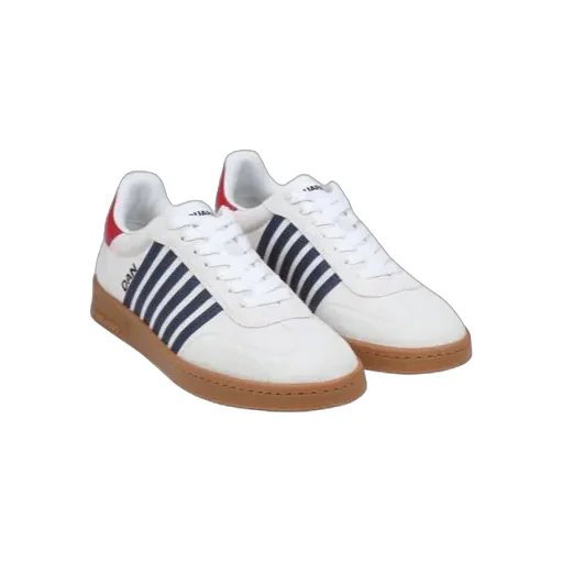 Dsquared2 Stripe Pattern Low-Top Sneakers