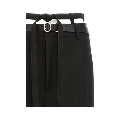 Jil Sander Belted Strap Pants