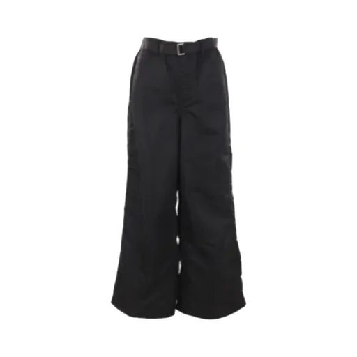 Sacai Wide-Leg Belted Cargo Trousers