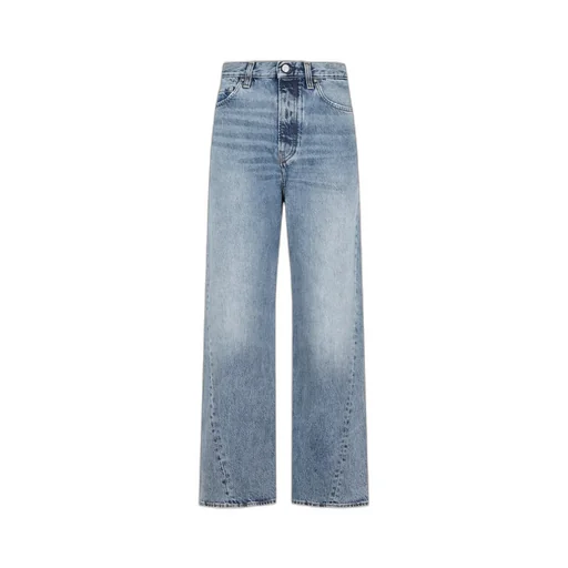 TotÊMe Logo Patch Straight Leg Jeans