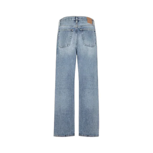 TotÊMe Logo Patch Straight Leg Jeans