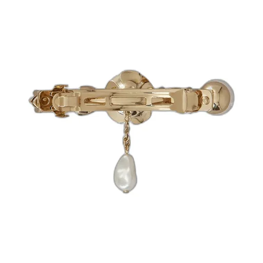 Rose Pearls Hair Clip