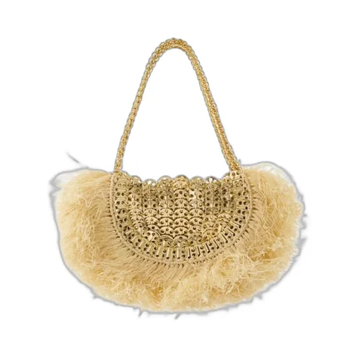 Paco Rabanne Iconic 1969 Frayed Edge Shoulder Bag