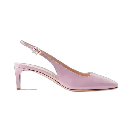Square-Headed High-Heeled Sandals