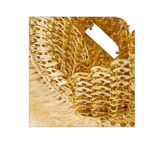 Paco Rabanne Iconic 1969 Frayed Edge Shoulder Bag