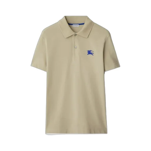 Burberry Logo Embroidered Short Sleeved Polo Shirt