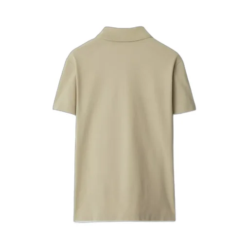 Burberry Logo Embroidered Short Sleeved Polo Shirt
