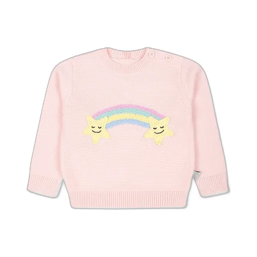 Stella Mccartney Kids Star Rainbow Knitted Jumper