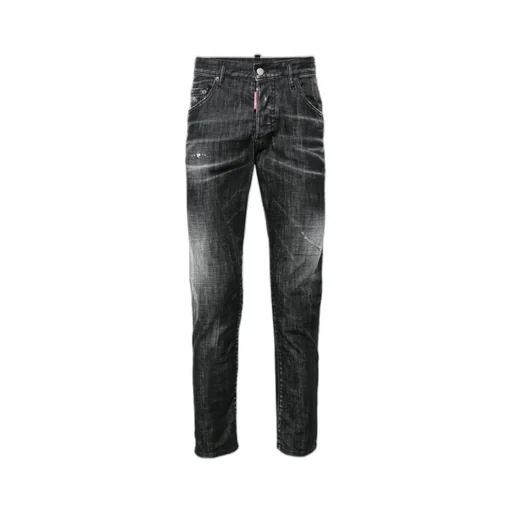 Dsquared2 Skater Distressed Staright-Leg Jeans