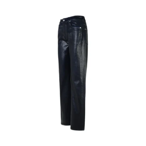 7 For All Mankind Coated Straight-Leg Jeans