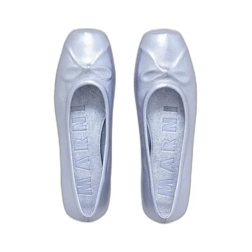 Marni Square Toe Slip-On Flats