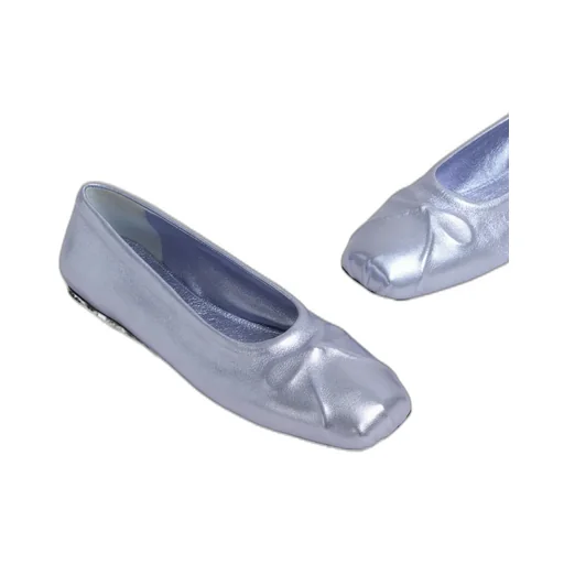 Marni Square Toe Slip-On Flats