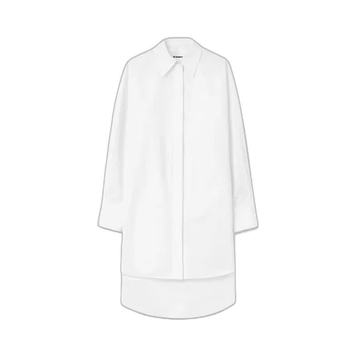 Jil Sander Oversized Poplin Shirt Dress