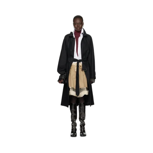 Maison Margiela Single Breasted Trench Coat