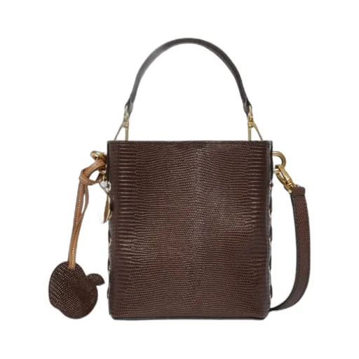Frayme Scale Embossed Bucket Bag
