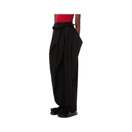 Jw Anderson High Waist Fold Over Trousers