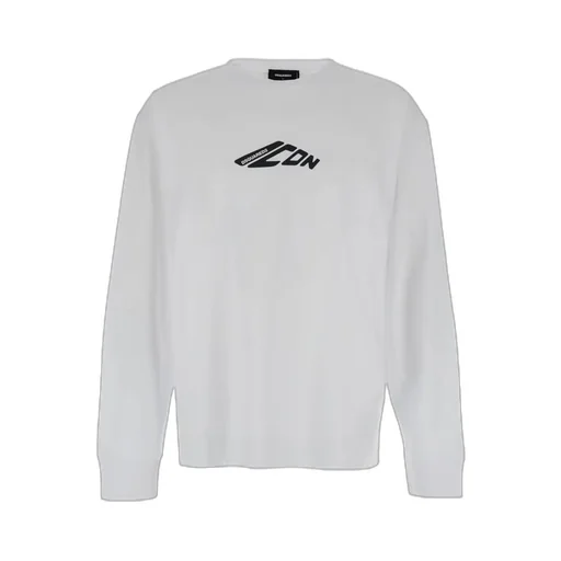 Dsquared2 Icon Logo Printed Long-Sleeved T-Shirt