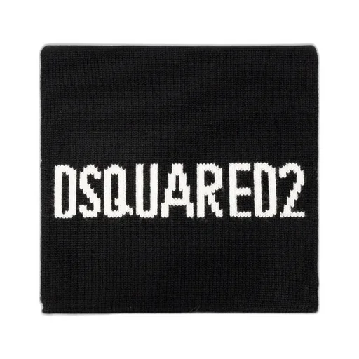 Dsquared2 Logo-Intarsia Scarf