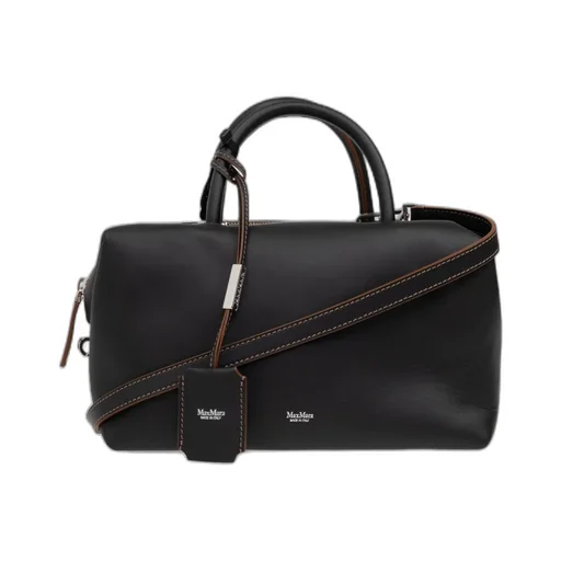 Max Mara Logo Printed Top Handle Bag