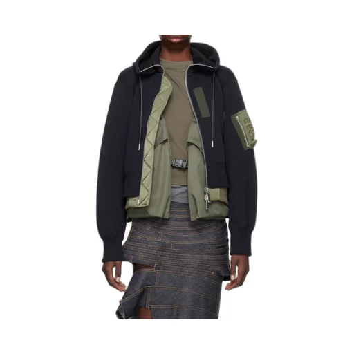 Sacai Classic-Hood Zipped Jacket