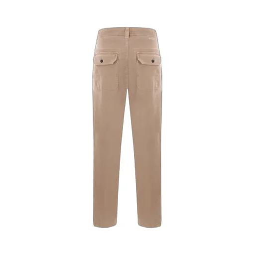 Garment-Dyed Straight-Leg Trousers