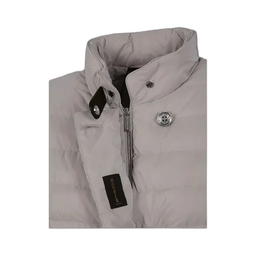 Moorer Clement Double-Breasted Short Down Jacket