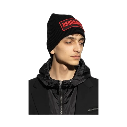 Dsquared2 Logo-Patch Beanie