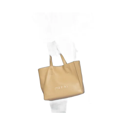 Marni Museo Logo Embroidered Shopper Bag