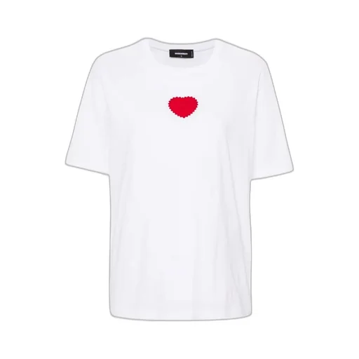 Dsquared2 Velvet Heart Easy Fit T-Shirt