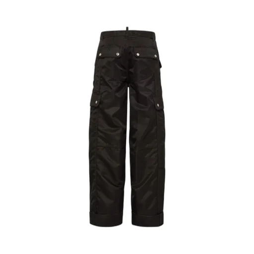 Satin Cargo Trousers