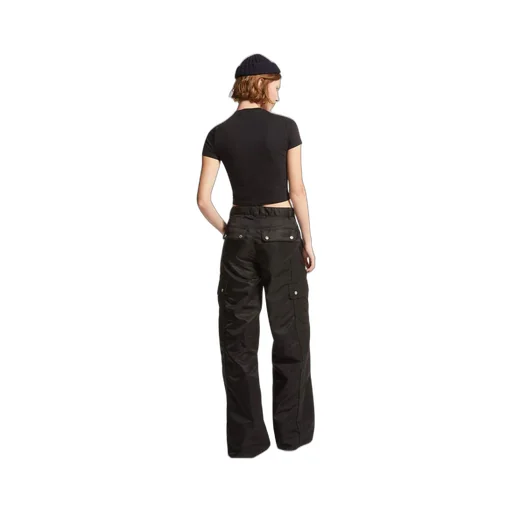 Satin Cargo Trousers
