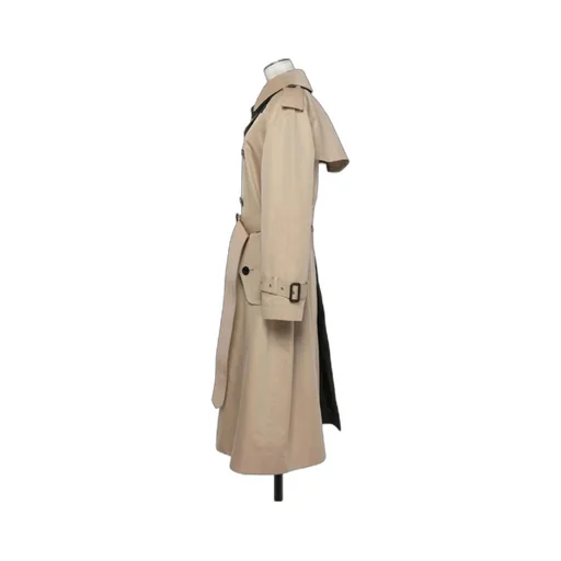 Sacai Two-Toned Double Breasted Belted Trench Coat