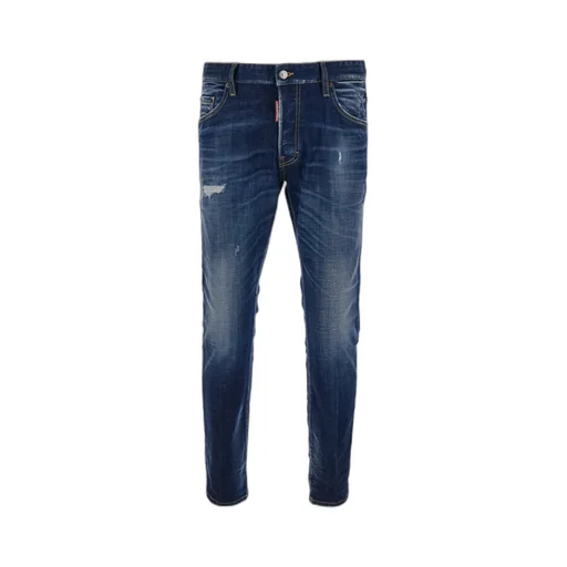 Dsquared2 Distressed Logo Tag Jeans
