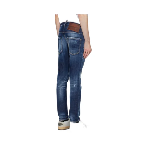 Dsquared2 Distressed Logo Tag Jeans