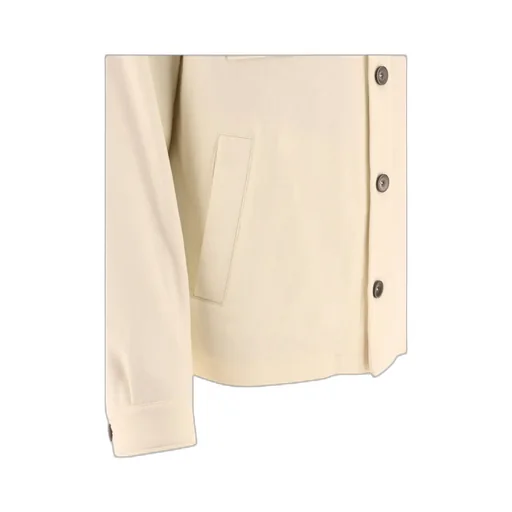 Herno Long Sleeved Buttoned Shirt Jacket