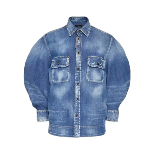 Dsquared2 Buttoned Denim Shirt