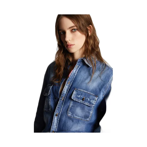 Dsquared2 Buttoned Denim Shirt