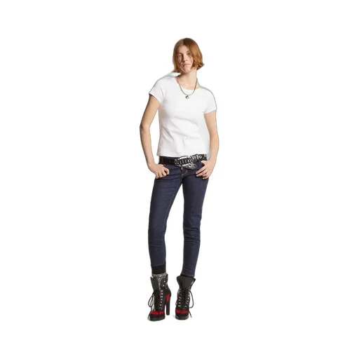 Dsquared2 Logo-Patch Jennifer Jeans