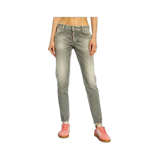Dsquared2 Distressed Straight-Leg Jeans