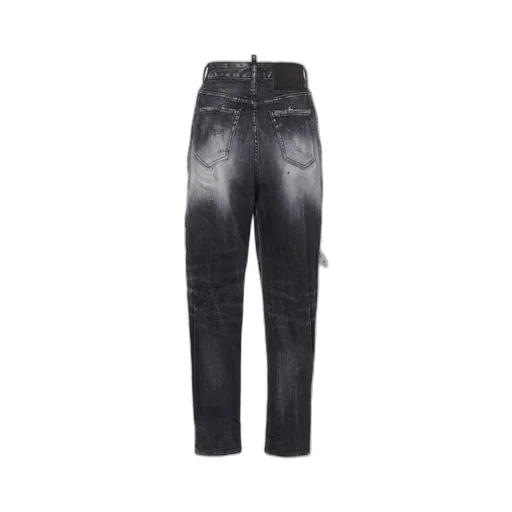 Dsquared2 Distressed Straight-Leg Jeans