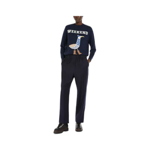 Weekend Max Mara High Waist Straight Leg Trousers