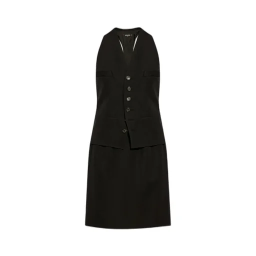 Dsquared2 V-Neck Sleeveless Mini Dress