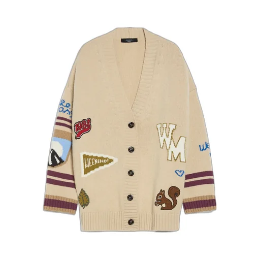 Weekend Max Mara Buttoned V-Neck Cardigan